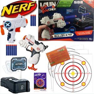 Nerf Launcher & Electric Target Scoring Game Set